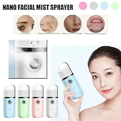 40mL Nano Ionic Mist Face Spray Hydrating Instrument Portable Mini USB Face Mist Sprayer Humidifier Lightinthebox