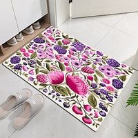 Colorful Flowers Doormat Non-Slip Oil Proof Rug Indoor Outdoor Mat Bedroom Decor Bathroom Mat Entrance Rug Door Mat Lightinthebox - thumbnail