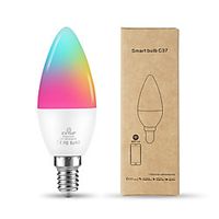 1pc 5 W LED Smart Bulbs 400 lm E14 C37 20 LED Beads SMD Smart Timing Works With Amazon Alexa RGBCW 85-265 V Lightinthebox - thumbnail