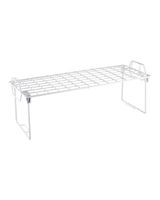 Whitmor Grid Stacking Shelf Medium White