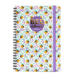 Legami Large Weekly Spiral Bound Diary 12 Month 2023 (15 x 21 cm) - Bee