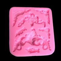 Vintage Silicone Embossed Mold Leaves Cake Fondant Chocolate Mold DIY Cake Pastry Baking Tool
