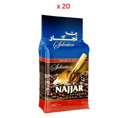 Najjar Pure Brazilian Plain Selection Ground Coffee 20 X 200G