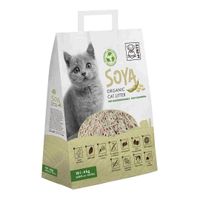 M-PETS Soya Organic Cat Litter Non Scented 10L - 100% Biodegradable (Pack of 2)