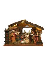 Homesmiths Christmas Nativity Set Polyresin Presentation Type