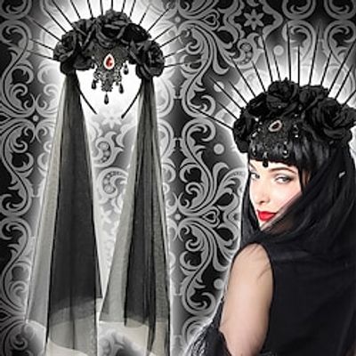 Retro Vintage Punk  Gothic Medieval Headband Queen Women's Cosplay Costume Halloween Halloween Masquerade Headband Lightinthebox