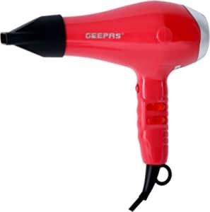 Geepas Hair Dryer - Red - GH8078