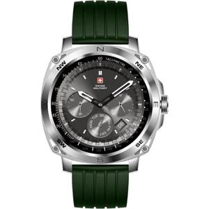 Swiss Military Dom 4 Smartwatch - 1.43" AMOLED Display Compatibile with iOS/Android- Green
