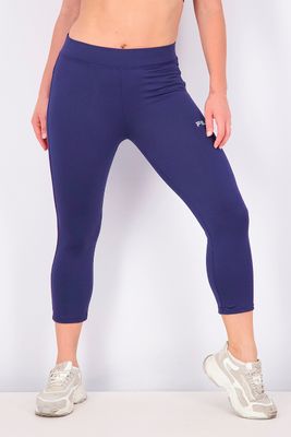 Womens Capri Plain Leggings Peacot Womens Capri Plain Leggings Peacot
