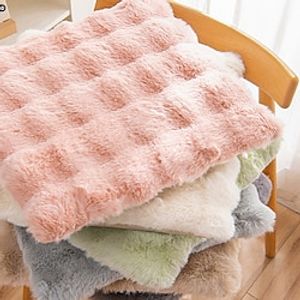 Sherpa Soft Plush Floor Pillows Cushions Decorative Toss Pillows Throw Pillows Soft Pillowcase for Bedroom Livingroom Sofa Couch Chair Bench miniinthebox