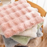 Sherpa Soft Plush Floor Pillows Cushions Decorative Toss Pillows Throw Pillows Soft Pillowcase for Bedroom Livingroom Sofa Couch Chair Bench miniinthebox - thumbnail