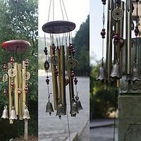 1pc Hang Large Charm Tube Bell Wind Chime Outdoor Yard Garden Home Decoration, Yard Art Decor miniinthebox - thumbnail