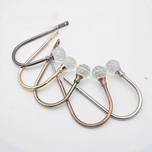 Curtain Holdbacks 1pc Gold Sliver Curves Metal Curtain Tie Back Hooks Side Holder Tiebacks for Drapes Wall Decor Vintage Window Decoration Lightinthebox