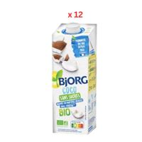 Bjorg Coconut Drink-No Added Sugar, 12x1 litre