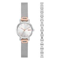 DKNY Women Soho Silver 24mm Watch - NY6684SET