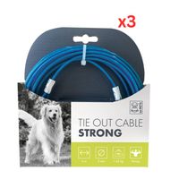 M-PETS Tie Out Cable Strong 6m (Pack of 3)