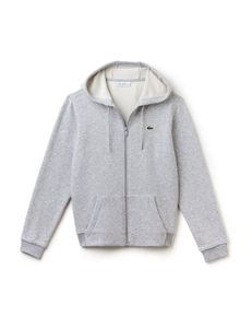 Lacoste Sport Tennis Hooded Zippered Fleece Sweatshirt