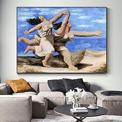 Mintura Handmade Pablo Picasso Famous Oil Paintings On Canvas Home Decoration Modern Wall Art Abstract Portrait Picture For Home Decor Rolled Frameless Unstretched Painting Lightinthebox