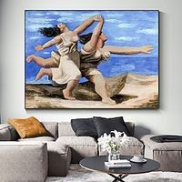 Mintura Handmade Pablo Picasso Famous Oil Paintings On Canvas Home Decoration Modern Wall Art Abstract Portrait Picture For Home Decor Rolled Frameless Unstretched Painting Lightinthebox