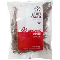 Pure & Sure Organic Chilli Whole - 200g