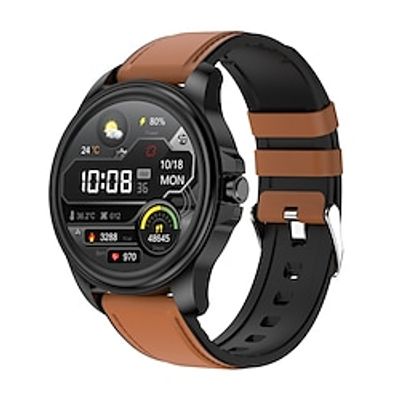 696 E98 Smart Watch 1.32 inch Smart Band Fitness Bracelet Bluetooth ECGPPG Temperature Monitoring Pedometer Compatible with Android iOS Men Message Reminder IP68 31mm Watch Case Lightinthebox