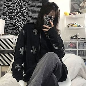 Spicy Girls Punk  Gothic Y2K Year 2000 Masquerade Hoodie Women's Japanese Cosplay Costumes White  Black Lightinthebox