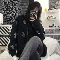 Spicy Girls Punk  Gothic Y2K Year 2000 Masquerade Hoodie Women's Japanese Cosplay Costumes White  Black Lightinthebox - thumbnail