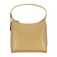 Coccinelle Beige Leather Handbag - CO-29307