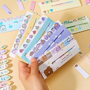 3pcs 120 Sheets Kawaii Animal Sticky Note Classified Index Sticker Label Maker Bookmark Memo Pad Paperlaria Stationery miniinthebox