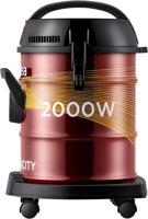 Midea Drum Vacuum Cleaner 2000 Watts, 21 Liters Ultra Large Tank Dust Capacity with Adjustable Tube, Removable & Washable Filter - MDVC21