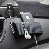 Portable Car Storage Box: Dual-Layer, Self-Adhesive Multifunctional Organizer Pouch, Easy to Install and Convenient for On-the-Go Storage Lightinthebox