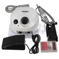 220V-250V White Acrylic Electric Nail Drill Machine Set