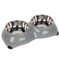 Pawsitiv 4 Paw Dinner Set Bowls Small - Grey