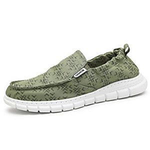 2021 summer ice silk cloth breathable casual canvas set foot lazy shoes men's trendy social net red loafers men miniinthebox