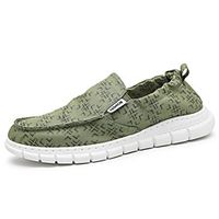 2021 summer ice silk cloth breathable casual canvas set foot lazy shoes men's trendy social net red loafers men miniinthebox - thumbnail