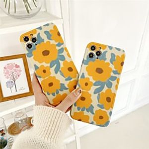 Phone Case For Apple Back Cover iPhone 12 Pro Max 11 SE 2020 X XR XS Max 8 7 Shockproof Dustproof Pattern Flower TPU Lightinthebox
