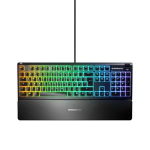 SteelSeries APEX 3 RGB Gaming Keyboard - Whisper-Quiet Switch (US English)