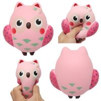 Squishy Owl Slow Rebound Toy Squeeze Slow Rising Soft Animal Pet Collection Gift Decor Toy