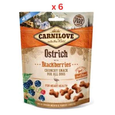 Carnilove Ostrich with Blackberries Crunchy Snack for Dogs 200g Pack Of 6 Carnilove Ostrich with Blackberries Crunchy Snack for Dogs 200g Pack Of 6