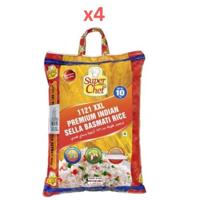 Super Chef Sella Basmati Rice 10Kg (Pack Of 4)