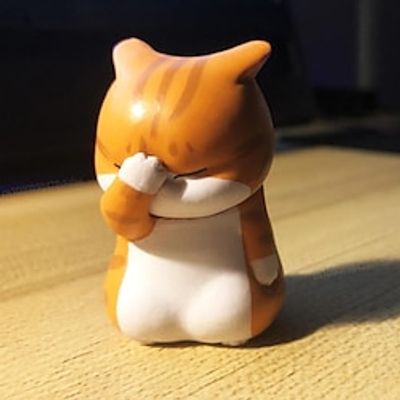 1pc Adorable Cat Doll Ornament Statue - Perfect Desktop Decoration, Toy Gift, and Room Accessory Lightinthebox