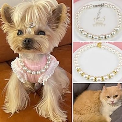 Necklace Water Diamond Transport Beads Dog Necklace Cat Jewelry Necklace Collar Necklace Lightinthebox