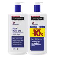 Neutrogena Deep Moisture Body Lotion Promotional Pack 2x750ml - thumbnail
