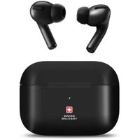 Swiss Military Victor In Ear True Wireless Earbuds in Quator, Black - SM-TWS-VICTOR1-BLK ( UAE Delivery Only)