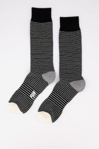 Mens 1Pk Non Terry Crew Sock  Black