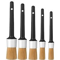 5pcsset Mixed Bristle Brush, Car Cleaning Brush, Auto Detail Cleaning Tool, Dashboard Cleaning Brush Car Accessories Lightinthebox - thumbnail