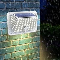 20W Solar Motion Sensor Light Outdoor IP65 Waterproof 90 LEDs 270 Angle Solar Powered for Wall Outside Garden Fence Porch Lightinthebox