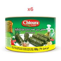 Chtoura Foods Stuffed Grape Leaves 1.95Kg Pack of 6