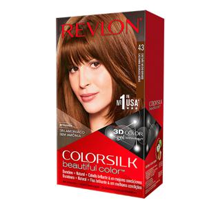 Revlon ColorSilk Beautiful Color Permanent Hair Color 43 Medium Golden Brown