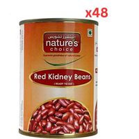 Natures Choice Red Kidney Beans, 400 Gm Pack Of 48 (UAE Delivery Only)